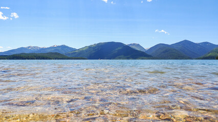 lake in the mountains