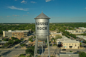 Water tower in Round Rock, Texas