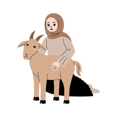 eid al adha cartoon character