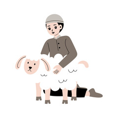 eid al adha cartoon character