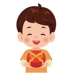 プレゼントを手に持った男の子2