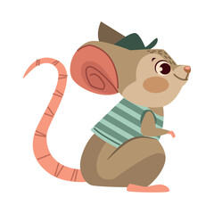 Naklejka premium cute mouse animal