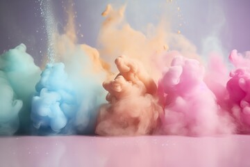 colorful smoke background 
