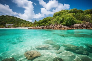 Fototapeta premium beach with turquoise water