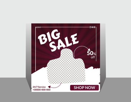 Big sale social media post.