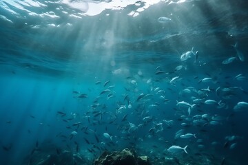 Fototapeta na wymiar underwater view of the sea