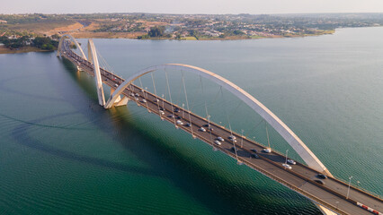 The Juscelino Kubitschek Bridge, also known as JK Bridge or Third Bridge, is located in Brasília,...