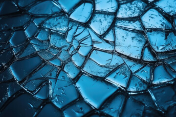 texture of ice created with Generative AI technology