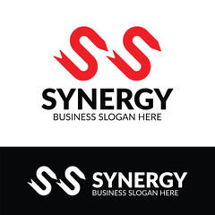 SS Logo Chain Concept idea for Business company
