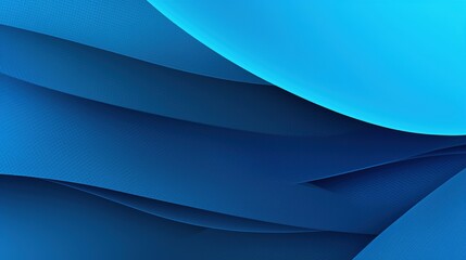 
abstract blue background with smooth lines and waves, 3d illustration.Generative Ai