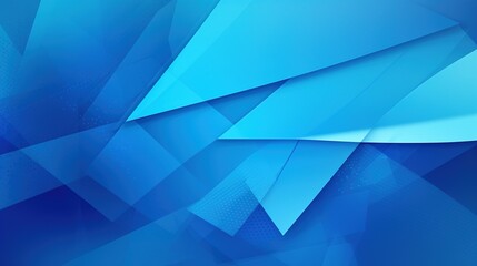 Obraz premium abstract blue background with smooth lines and waves, 3d illustration.Generative Ai