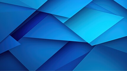 Obraz premium abstract blue background with smooth lines and waves, 3d illustration.Generative Ai
