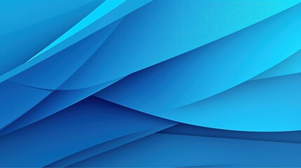 
abstract blue background with smooth lines and waves, 3d illustration.Generative Ai