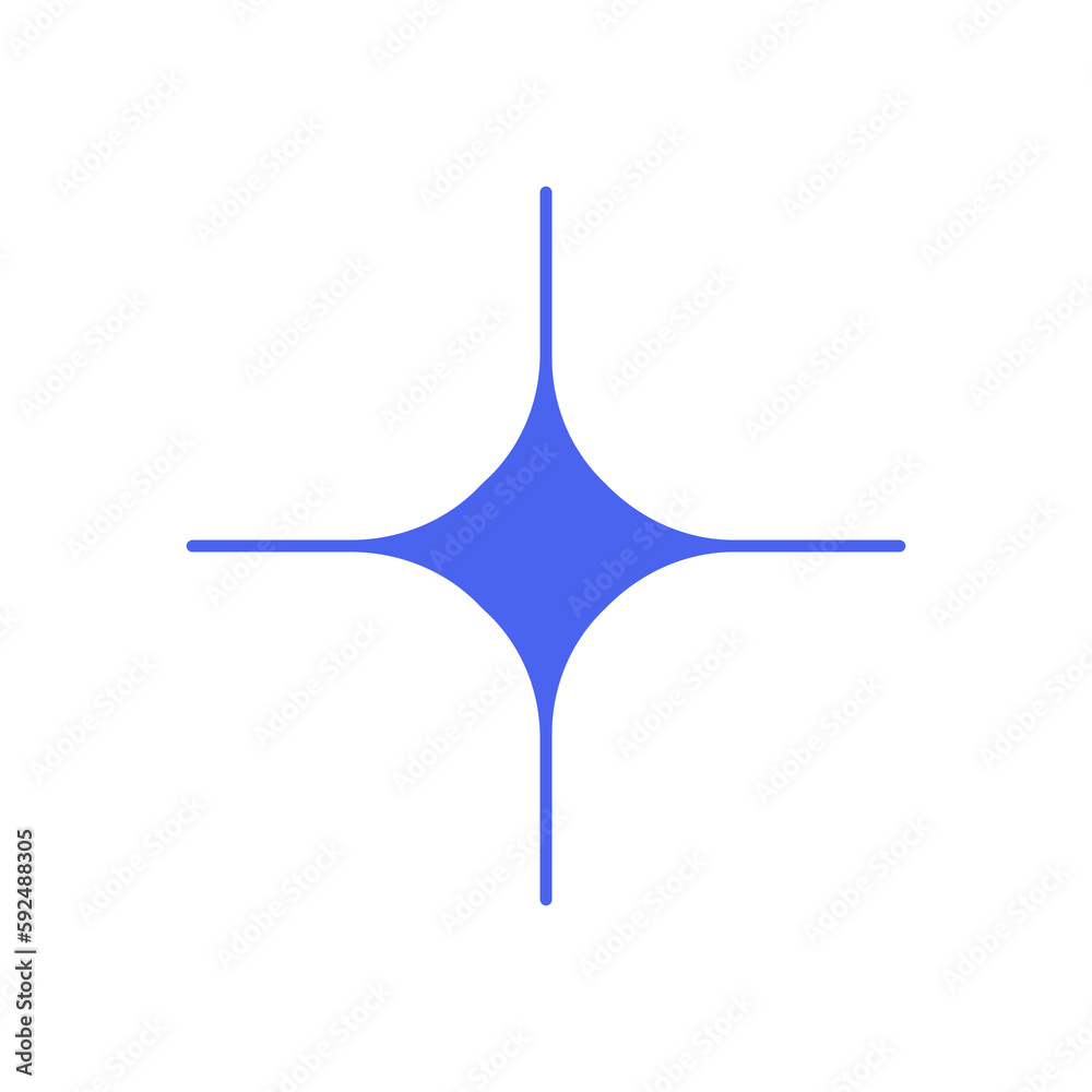 Poster minimal star design element