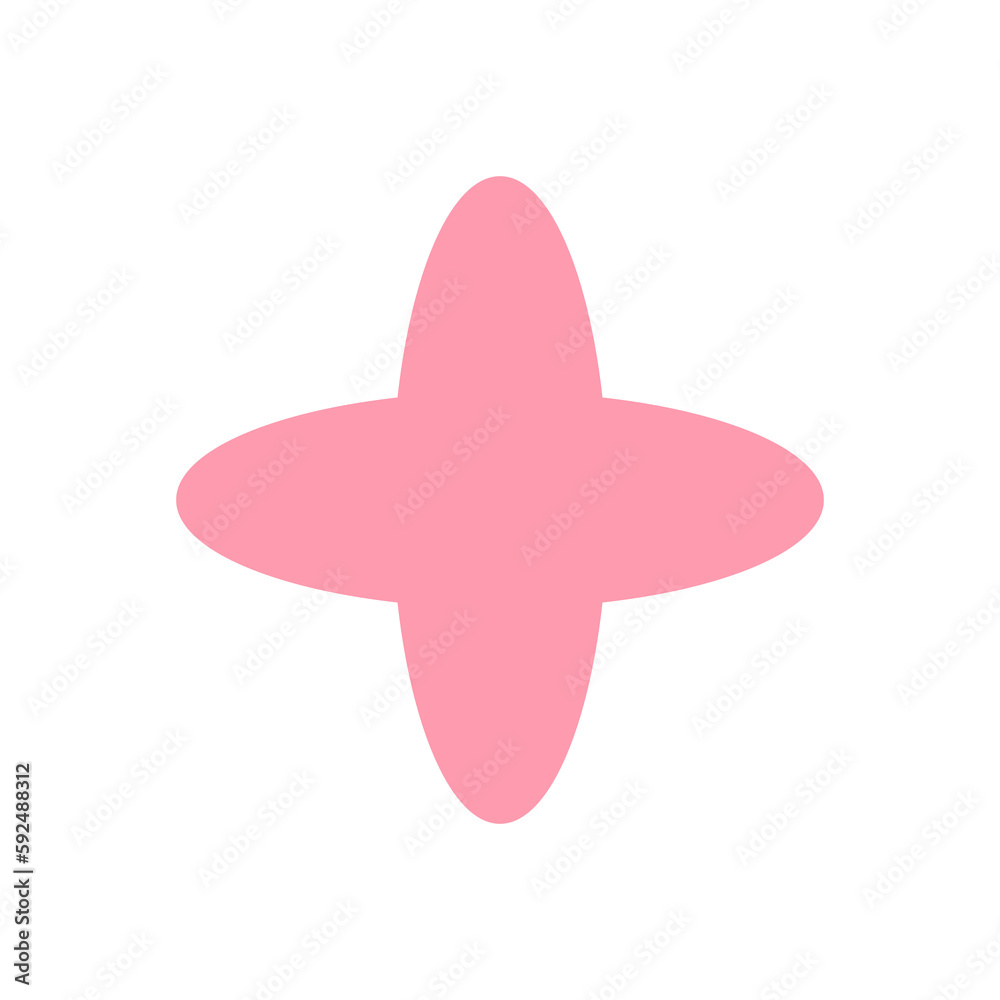 Aufkleber clean shape design element