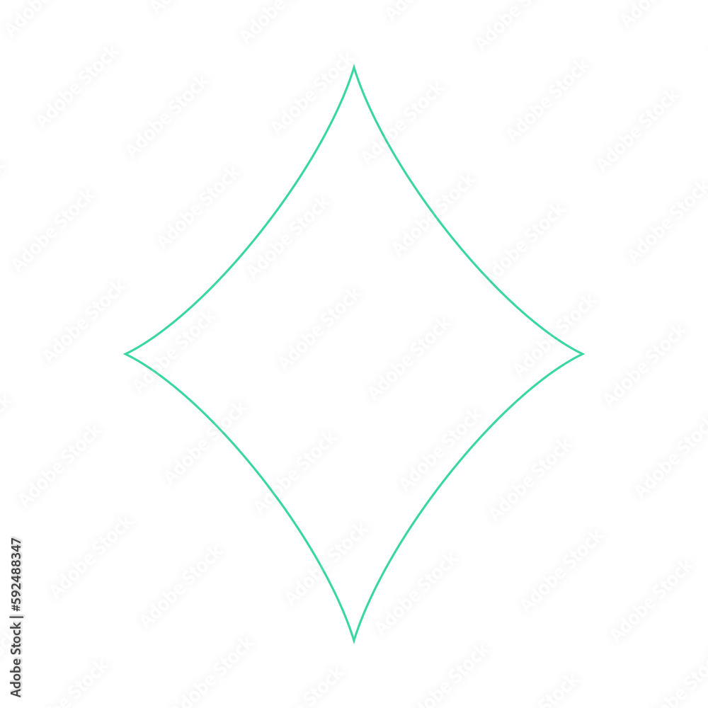 Aufkleber simple star shape design element