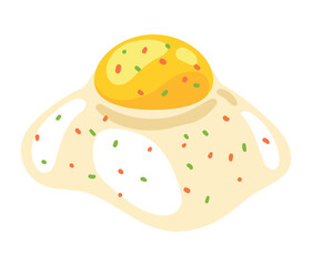 egg fried breakfast food