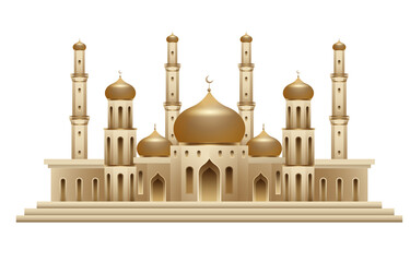 Realistic Mosque Clip art