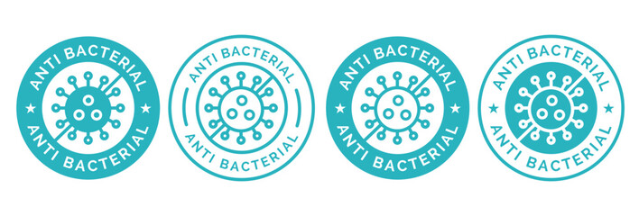 Kills 99.9% bacteria, germs and viruses . Antibacterial and antiviral defence, protection infection. Vector Illustration