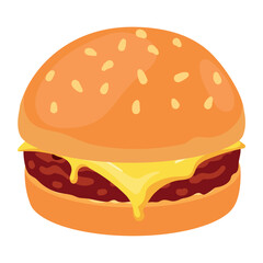 delicious burger fast food