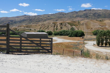 Cardrona Valley in den Neuseeländischen Alpen in Neuseeland