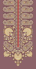 Textile Digital Ikat Ethnic Design Set of damask Border Baroque Pattern wallpapers gift card Frame for women cloth use Abstract Vintage Turkish Indian classical texture print in fabrics