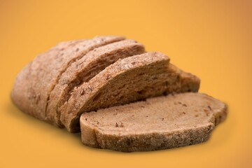 Sliced tasty fresh Bread on desk