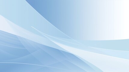 Abstract blue background with smooth lines and light effects.Generative Ai
