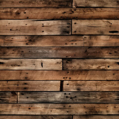 Naklejka premium Seamless Wood Pattern, Boards, Rustic, Vintage. Pattern Fits Together Seamlessly. Generative AI