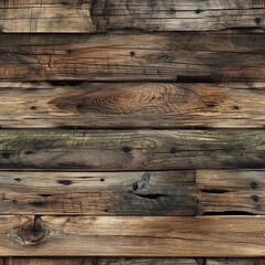 Seamless Wood Pattern, Boards, Rustic, Vintage. Pattern Fits Together Seamlessly. Generative AI