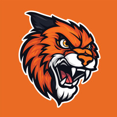 tiger head vector
