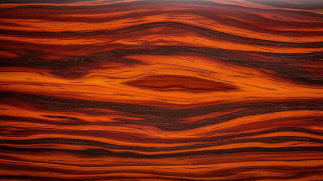Exotic Cocobolo Wood Texture Wooden Background - generative ai