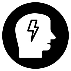 mind glyph icon