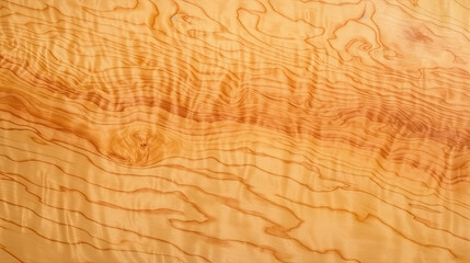 Fototapeta premium Exotic Curly Maple Texture Wooden Background - generative ai