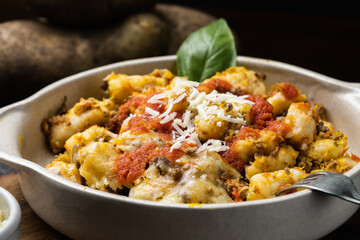 Gnocchi al Pomodoro with Ground Beef, Cheese, and Basil: Perfect for the 29th Tradition