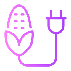 biomass gradient icon