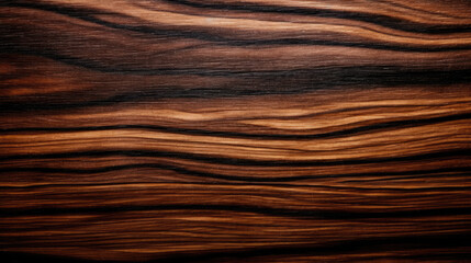 Exotic Ebony Wood Texture Wooden Background - generative ai