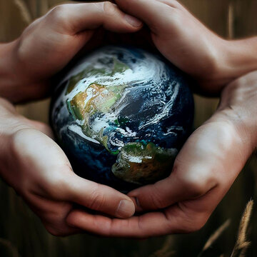 "The World in My Hands: Preserving Natural Resources" (Hands, Land, Natural Resources)