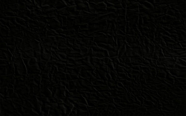 Paper texture background, Crumpled paper. Black creased paper.