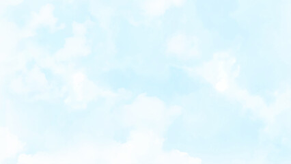 Natural sky beautiful blue and white texture background. Blue sky background with clouds vector concept image.