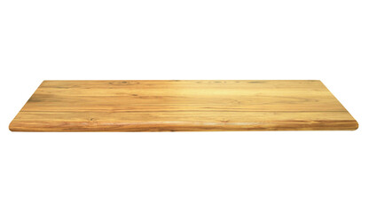 Wooden plank on transparent background (PNG File)