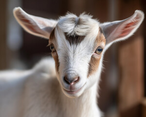 Illustration of A Cute Goat