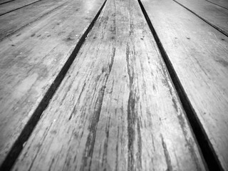 old wooden floor background natural wood monochrome black tone