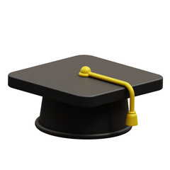 Graduation Hat 3D