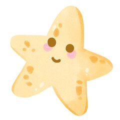 Starfish watercolor 