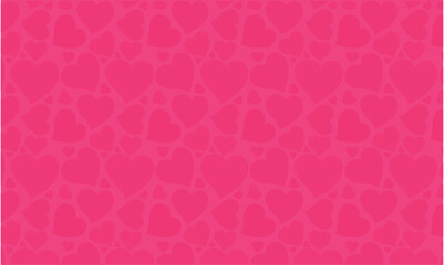 Pink background with hearts - 592508180