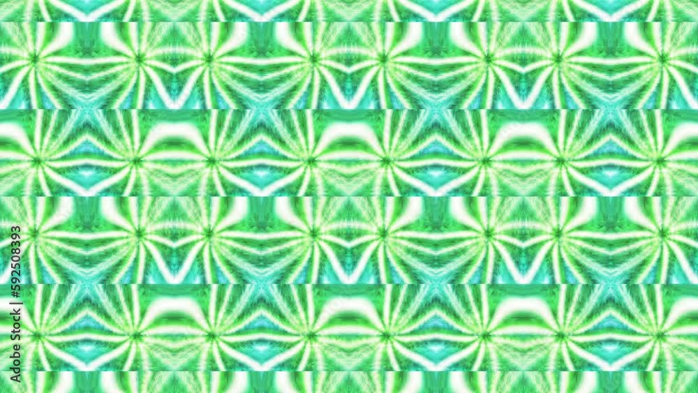 Poster mosaic kaleidoscopic pattern with flashing colors. motion. bright colorful flashes of mosaic pattern