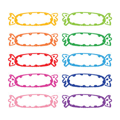 색연필 손글씨 라벨 - 02. 사탕