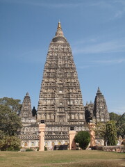 Mahabodhi temple, bodh gaya, India. The site where Buddha attained enlightenment