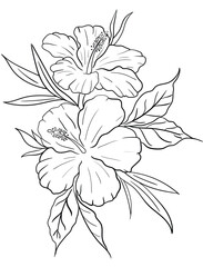 Enjoy the beauty of nature with Blossoming Beauty, a coloring page featuring a stunning outline illustration of a variety of flowers. Let your creativity bloom as you bring these delicate petals.